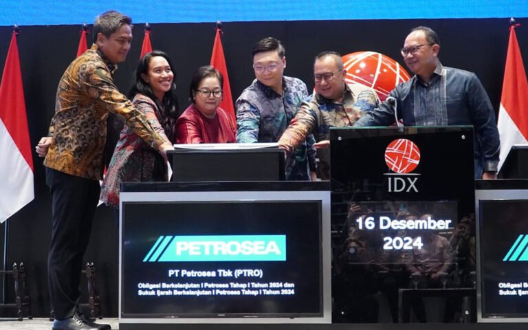 PETROSEA MENCATATKAN OBLIGASI BERKELANJUTAN  DAN SUKUK IJARAH BERKELANJUTAN TAHAP SATU SENILAI 1,5 TRILIUN RUPIAH