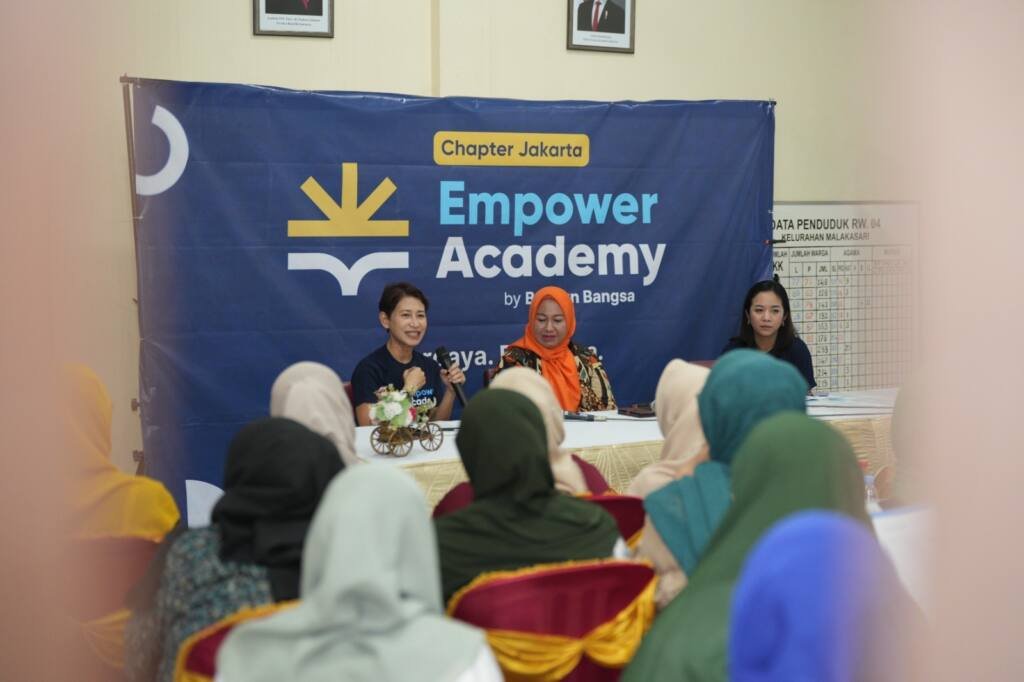 Program Empower Academy Chapter Jakarta yang dilakukan Bangun Bangsa, memberikan pelatihan dan pendampingan usaha yang dirancang untuk memberdayakan perempuan dan pelaku usaha mikro, kecil, dan menengah (UMKM). (Dok Bangun Bangsa)