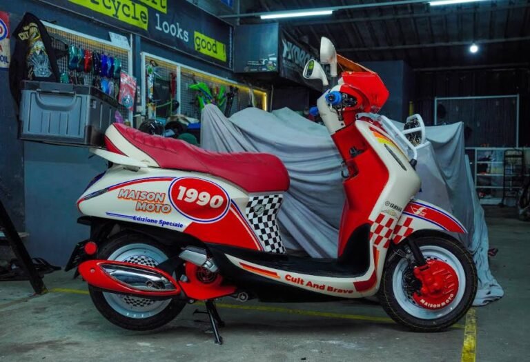 MODIFIKASI GRAND FILANO HYBRID MAISON MOTO HADIRKAN NUANSA VINTAGE RALLY