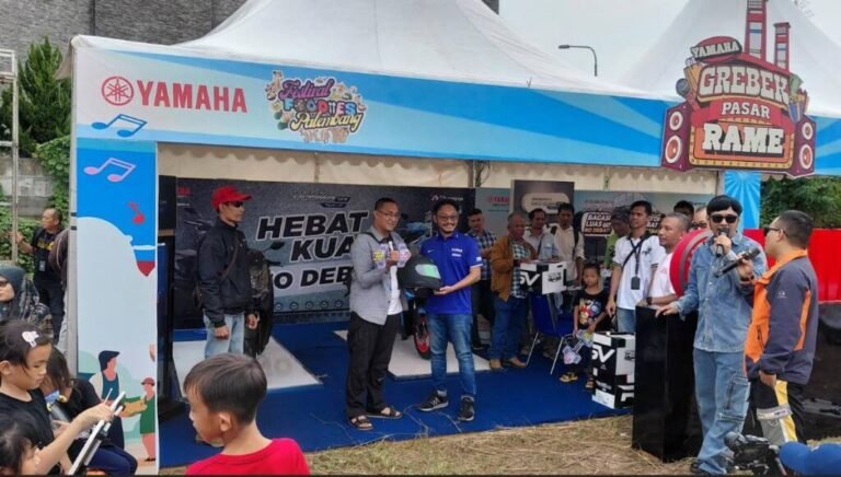 GEAR ULTIMA TAMPIL PERKASA DI GREBEK PASAR RAME PALEMBANG
