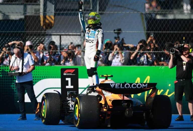 MENANGI GP MEKSIKO, LANDO NORRIS REBuT POSISI TERATAS KLASEMEN DARI PIASTRI