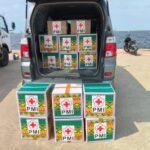 PMI KIRIM 1 TON ABON UNTUK PENGUNGSI BANJIR SUMATERA