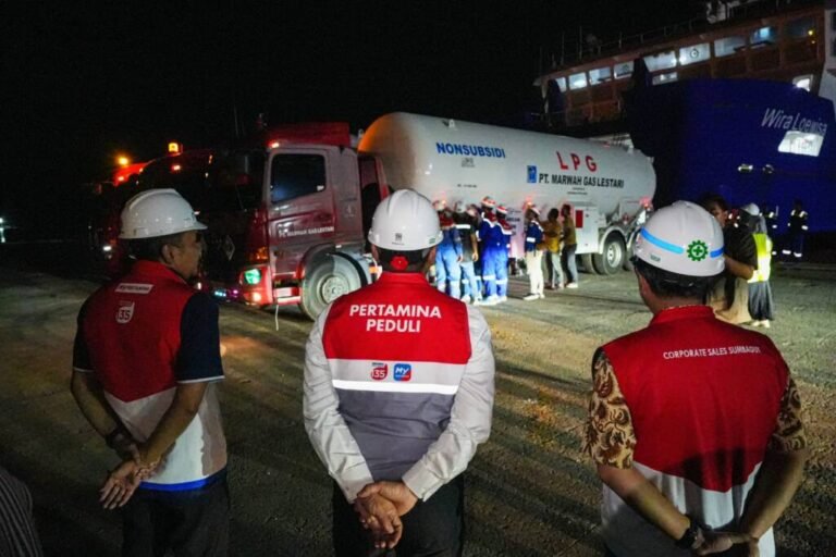JAGA DISTRIBUSI LPG KE WILAYAH ACEH UTARA, PERTAMINA KIRIM MOBIL TANGKI LPG VIA LAUT