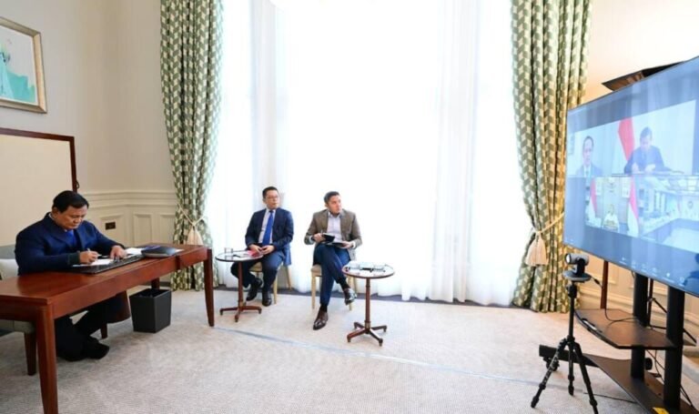 DARI LONDON, PRESIDEN PRABOWO PIMPIN RAPAT BAHAS PENERTIBAN KAWASAN HUTAN