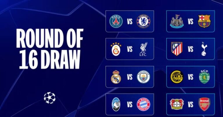 16 BESAR LIGA CHAMPIONS: REAL MADRID HADAPI MANCHESTER CITY, PSG JUMPA CHELSEA