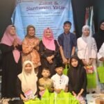 AMANINA DAN PINTU DEPOK BERI SANTUNAN ANAK YATIM