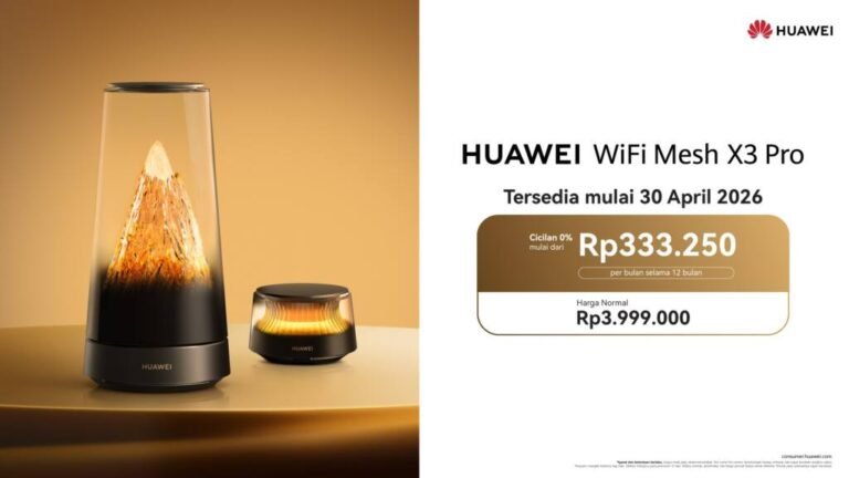 HUAWEI WIFI MESH X3 PRO HADIR ELEGAN DENGAN KONEKTIVITAS STABIL DAN SUPER KUAT