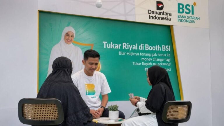 IBADAH HAJI, TRANSKASI PENUKARAN RIYAL DI BSI NAIK 76%