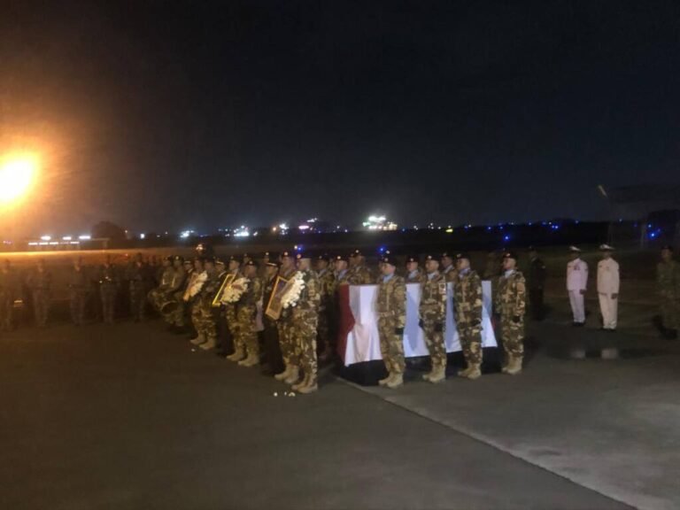 JENAZAH TIGA PRAJURIT TNI YANG GUGUR DI LEBANON TIBA DI TANAH AIR