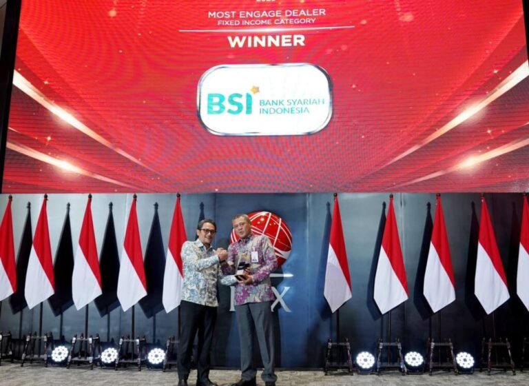 JADI DILER UTAMA SBSN, BSI RAIH PENGHARGAAN MOST ENGAGE DEALER