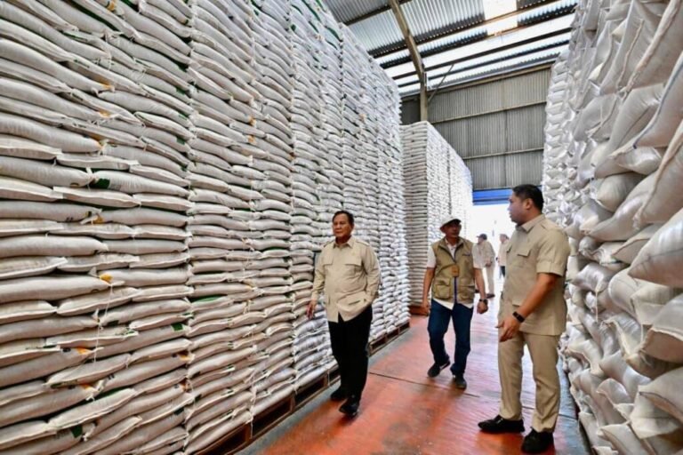 SIDAK GUDANG BULOG DI MAGELANG, PRESIDEN PASTIKAN STOK BERAS MENCUKUPI