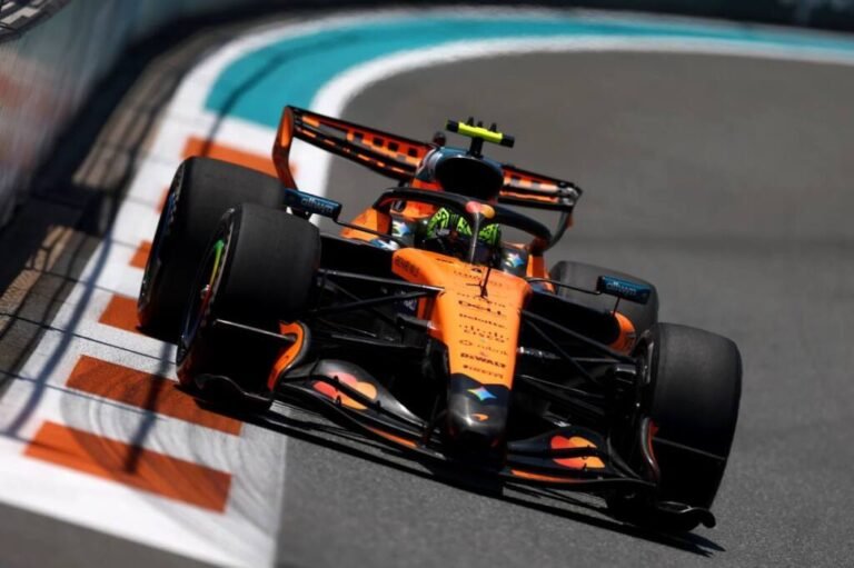 LANDO NORRIS RAIH POLE POSITION SPRINT RACE GP MIAMI