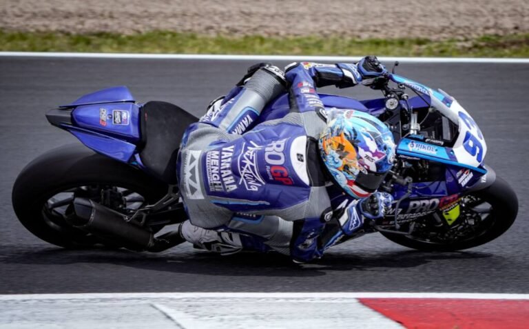 ARAI AGASKA INCAR POIN DI WORLD SPORTBIKE ARAGON