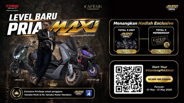 YAMAHA GELAR #GANTENGMAXIMAL KOLABORASI DENGAN CAPTAIN BARBERSHOP