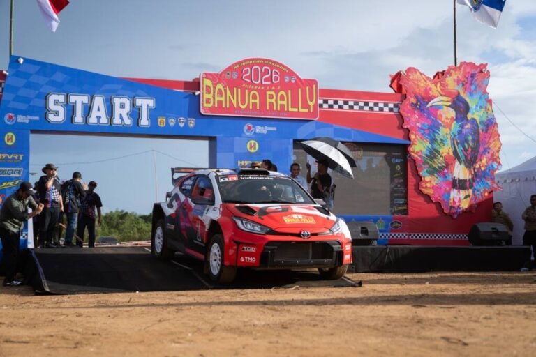 TOYOTA GAZOO RACING INDONESIA SAPU BERSIH PODIUM UTAMA SERI 1-2 KEJURNAS RALLY 2026