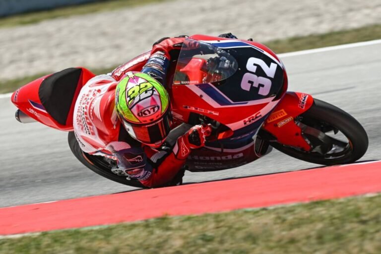 RAIH PODIUM, RAMADHIPA TAMPIL IMPRESIF DI MOTO3 JUNIOR BARCELONA