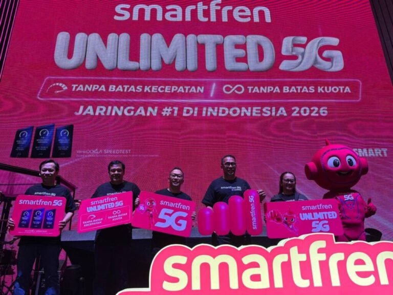 XLSMART PERKUAT JARINGAN DI MEDAN, SMARTFREN HADIRKAN PENGALAMAN UNLIMITED 5G