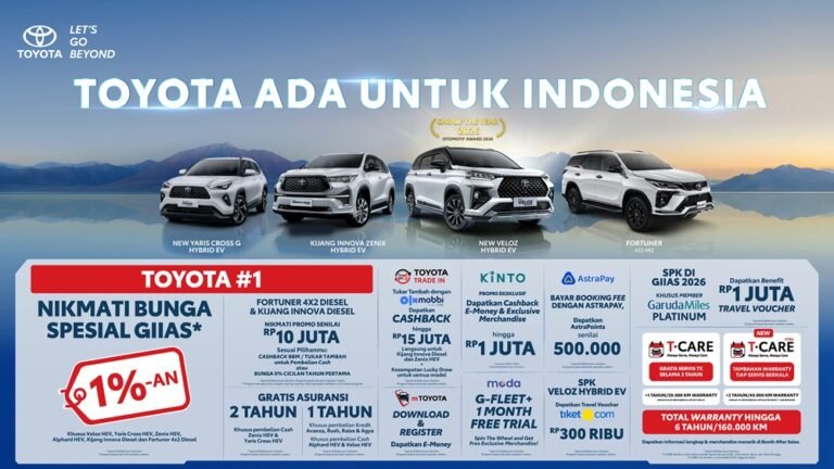 KUNJUNGI BOOTH TOYOTA DI GIIAS 2026 DAN DAPATKAN BERMACAM PROMO MENARIK