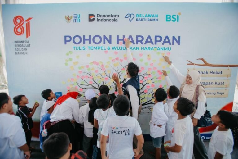BSI HADIRKAN KECERIAAN BAGI ANAK-ANAK PENGHUNI HUNTARA ACEH TAMIANG