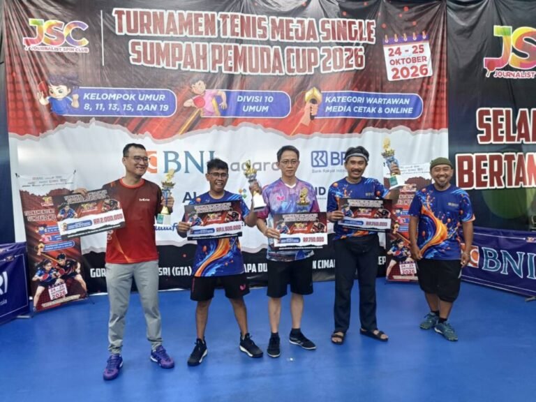JSC SUMPAH PEMUDA CUP 2026 DORONG KEMAJUAN OLAHRAGA TENIS MEJA INDONESIA